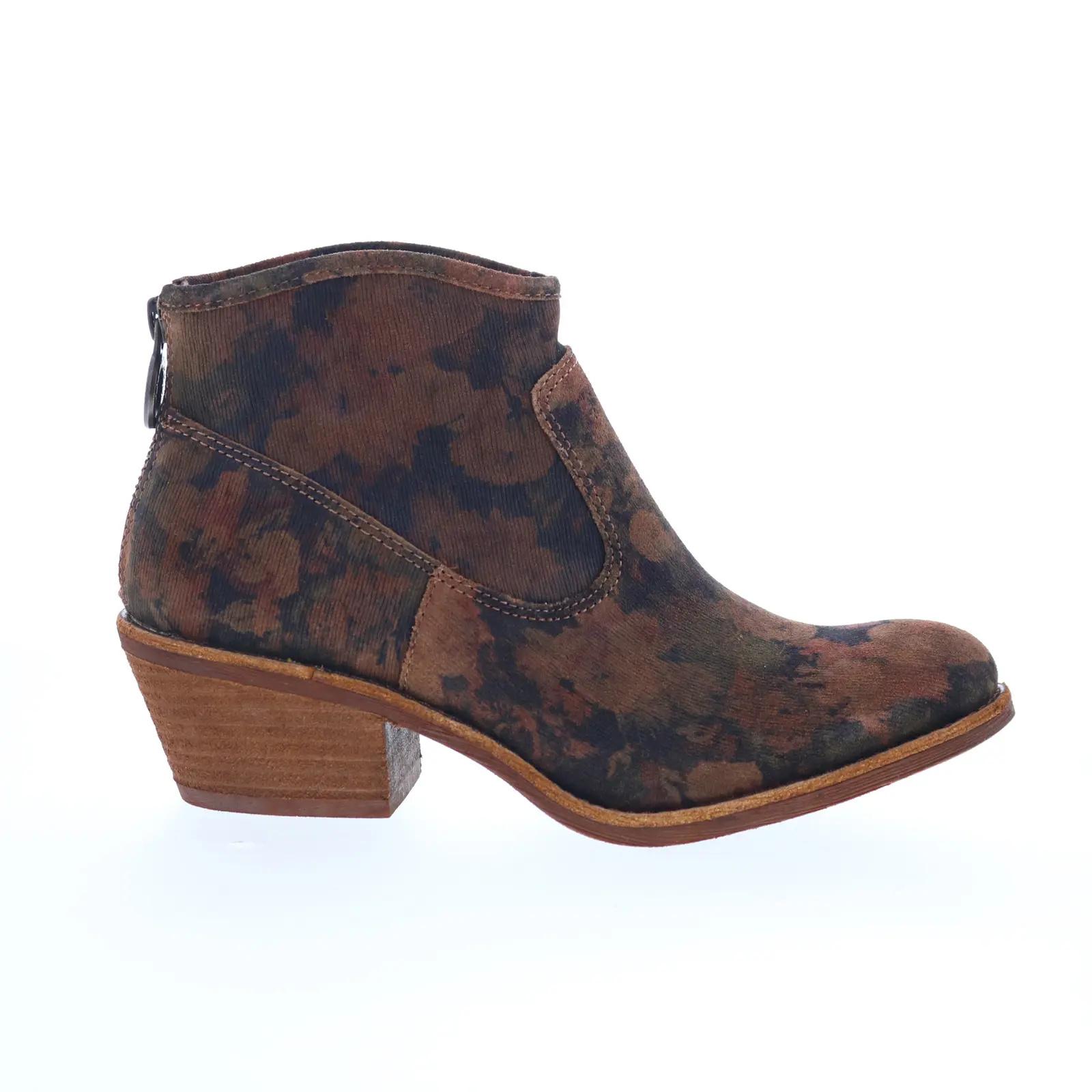 Sofft Aisley SF00358 Womens Brown Suede Zipper Ankle & Booties Boots