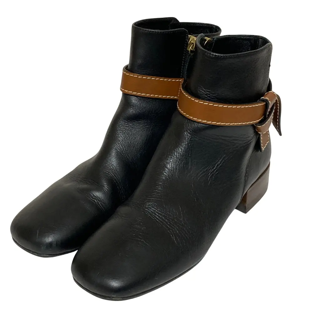Pre-owned Loewe Calfskin Small Leather Goods Gate Leather Boots