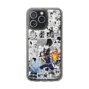 My Hero Academia Anime Case for iPhone 17-7 Pro Max Plus & Samsung Galaxy S25-S21 Ultra Plus - Deku Bakugo Todoroki Manga Collage Aesthetic Phone Cover unisexvvvv