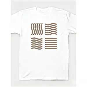 [Retro Fifth Element Tee] Retro Minimal Fifth Element Stones T-Shirt |   Men's Short Sleeve T-Shirt