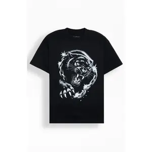 JOKES ON YOU Men' Jaguar Airbrush T-Shirt - Multicolor, quick-dry performance, modern graphic feel, unisex fit, travel outfit, Mother’s Day