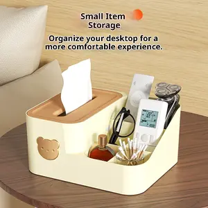 Tissue Box for Home Use, High-End Living Room Tissue Box, Napkin Box, Light Luxury Tissue Box, Remote Control Holder, Coffee Table Storage Box