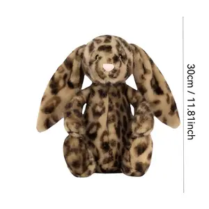 Jellycat Cobblehop Bunny Ruby Leopard Plush with Dust Bag, Rare Spotted Bunny Stuffed Animal, Collector Gift, NWT US Stock
