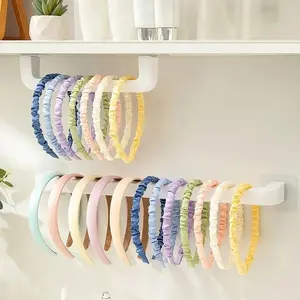 Non-Punch Hair Loop Storage Hook Seamless Multifunctional Rack for Bathroom/Dormitory Organization (No Drill Needed)
