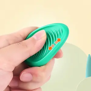 Children Sensory Stone Fidget Toy, Soft Silicone Texture Stress Relief Toy, Kids Anxiety Reliever, Relaxing Plaything