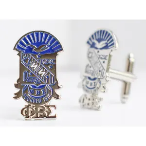 Phi Beta Sigma Crest Cufflinks