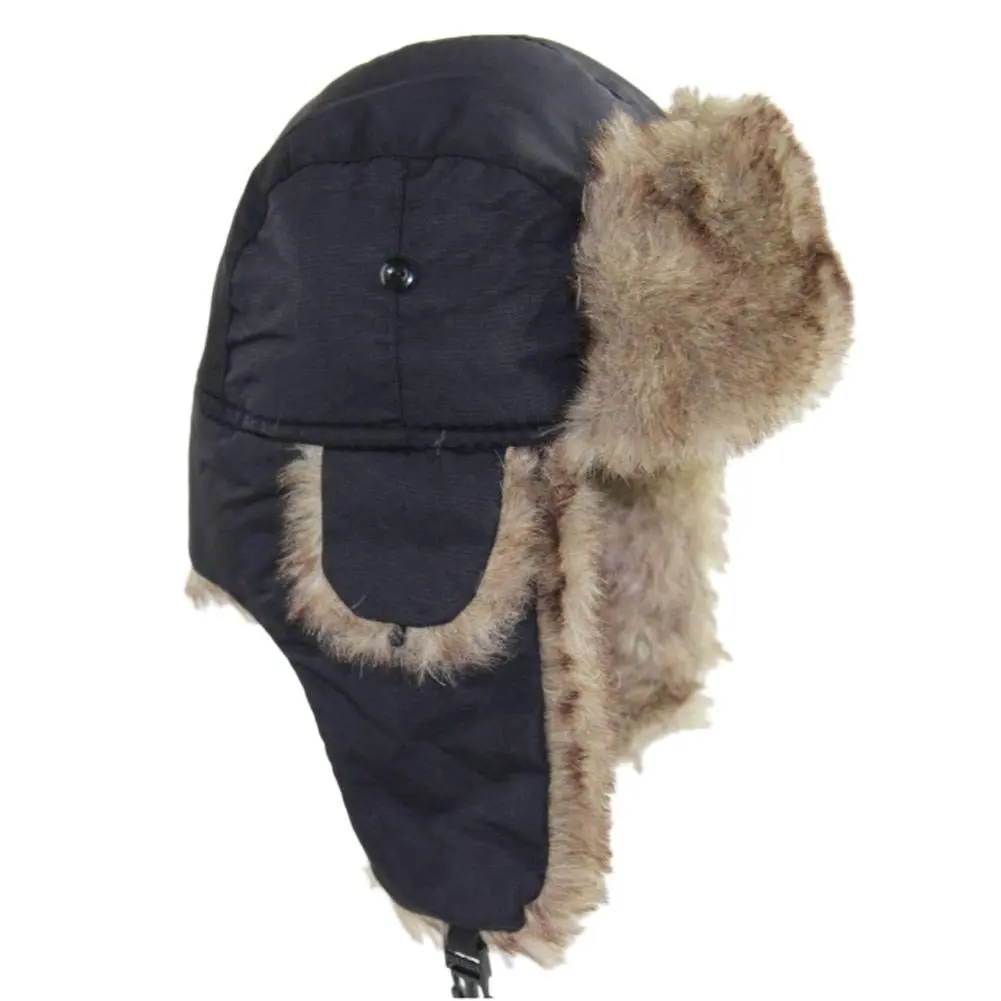Trapper Warm Russian Trooper Hat Winter Skiing Cap Women Men Windproof Ultimate Windproof Protection for Skiing Snowboarding Runing Climbing