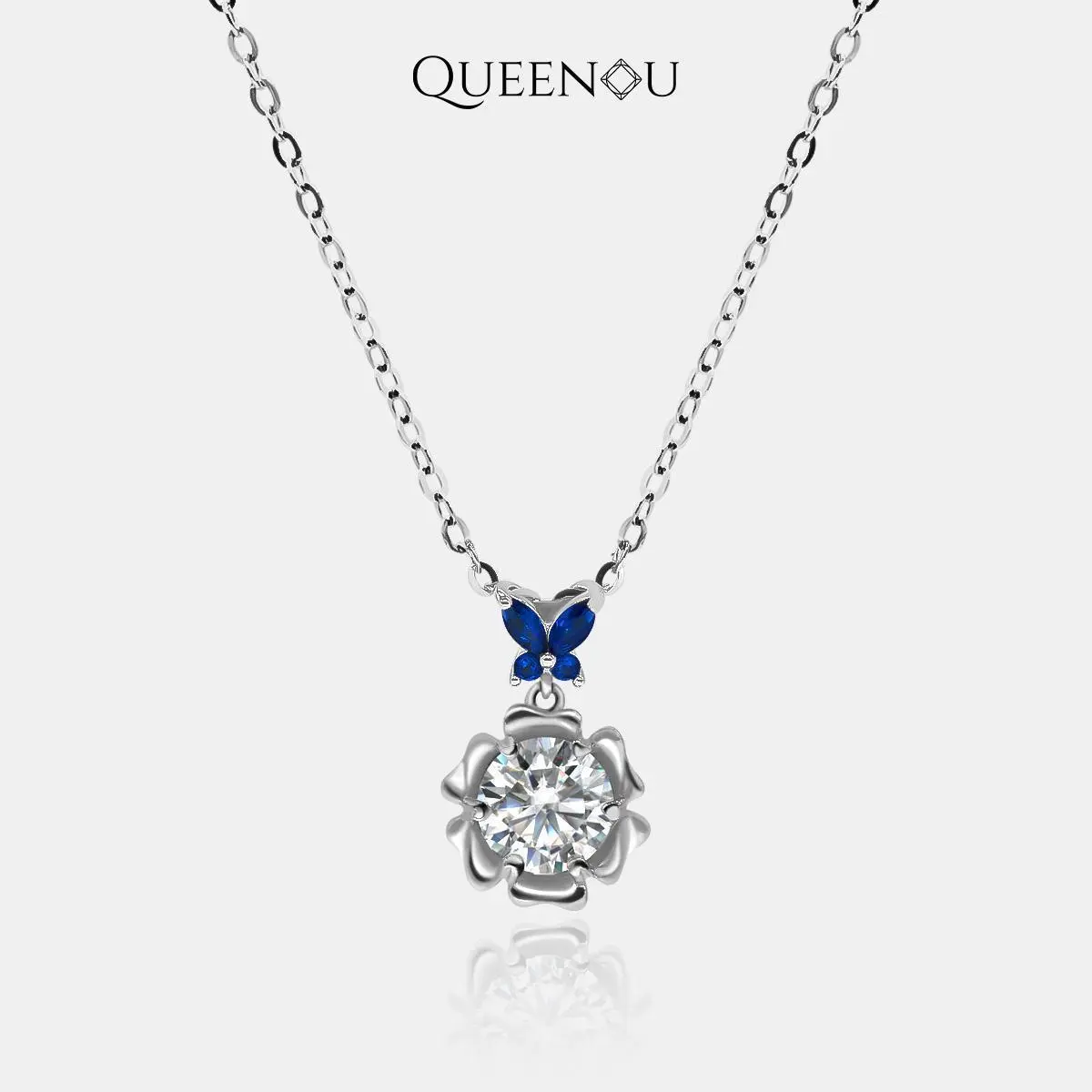 【796】New Year Promo "Springtime Symphony" Butterfly Bloom Synthetic Moissanite Flower Set– Elegant and Vibrant Gift for Engagement, Wedding, or Anniversary