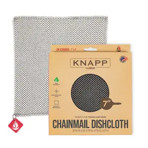 Chainmail Dishcloth 7"