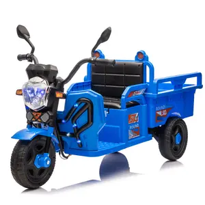 12V Kids Electric 3-Wheel Cargo Truck,2WD,Anti-Slip Wheels,Long Battery Life,Large Storage Space,Extra Wide Seat with LED Lights & Music,Stable Electric Trike for Toddlers,Recommended age: 3-6