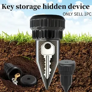Sprinkler Key Hider - Realistic Key Hider, Key Anti-Theft Storage - Outdoor Garden, Courtyard Lawn Waterproof Key Safe, Easy To Insert Into Garden Lawn Underground Waterproof And Corrosion-Resistant, Garden Accessories