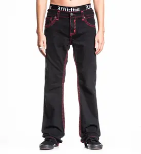 Affliction Men's Jeans Cooper Black Long