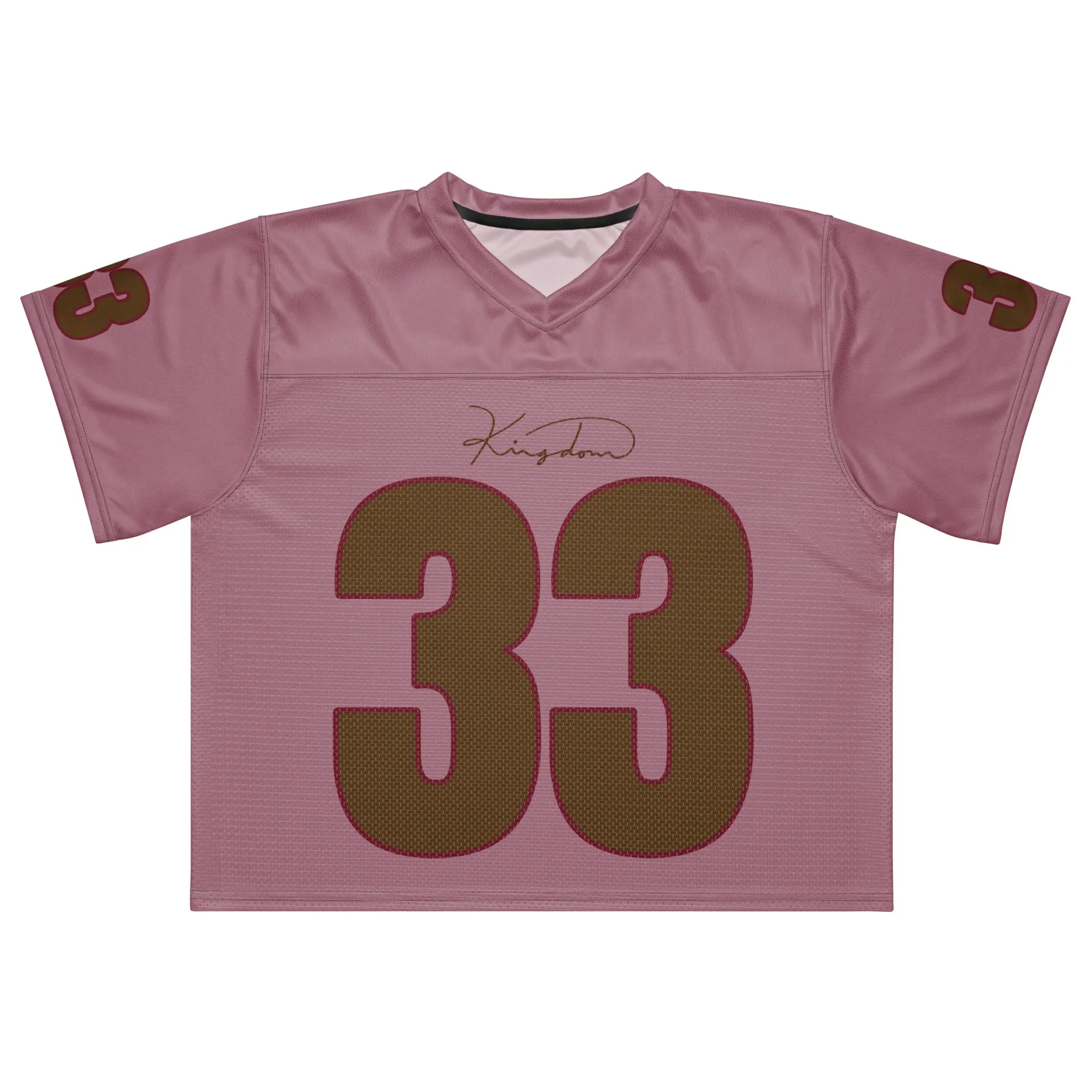 Team Kingdom BOX CUT Jersey (Pink and Brown)