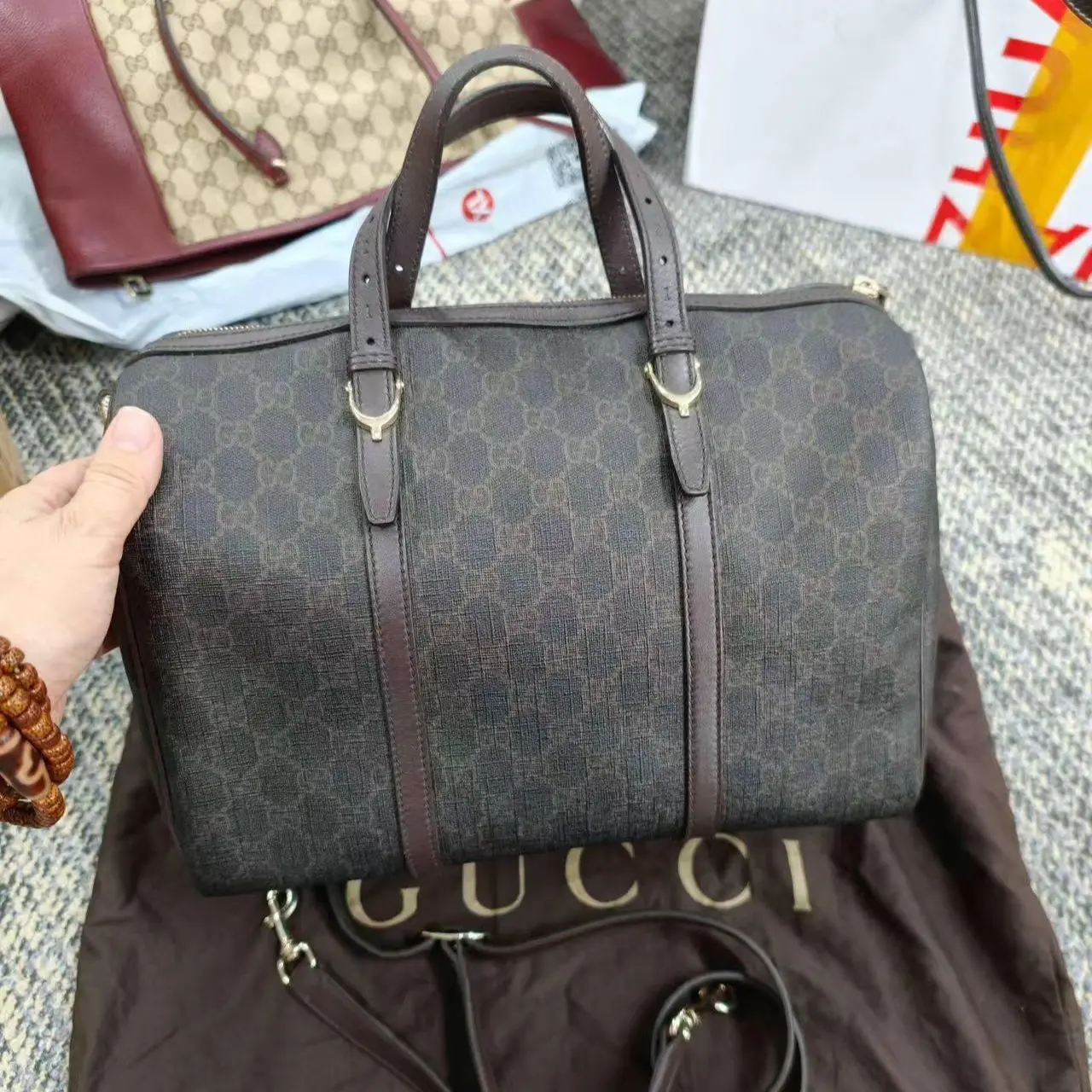 Pre-owned GUCCI Boston Bag