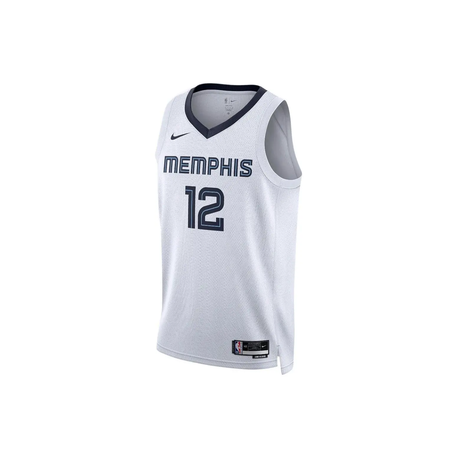 Nike Nba Memphis Grizzlies Ja Morant Association Edition Dri Fit Swingman Jersey Unisex White DN2082-100