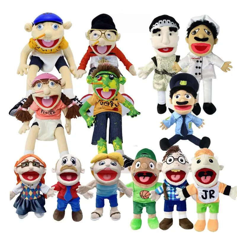 Jeffy Puppet Plush 60cm Hilarious Hand Doll Toy Kids Gift Party