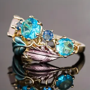 Ethnic Feather Pendant Jewelry for Women, Valentine's Gift