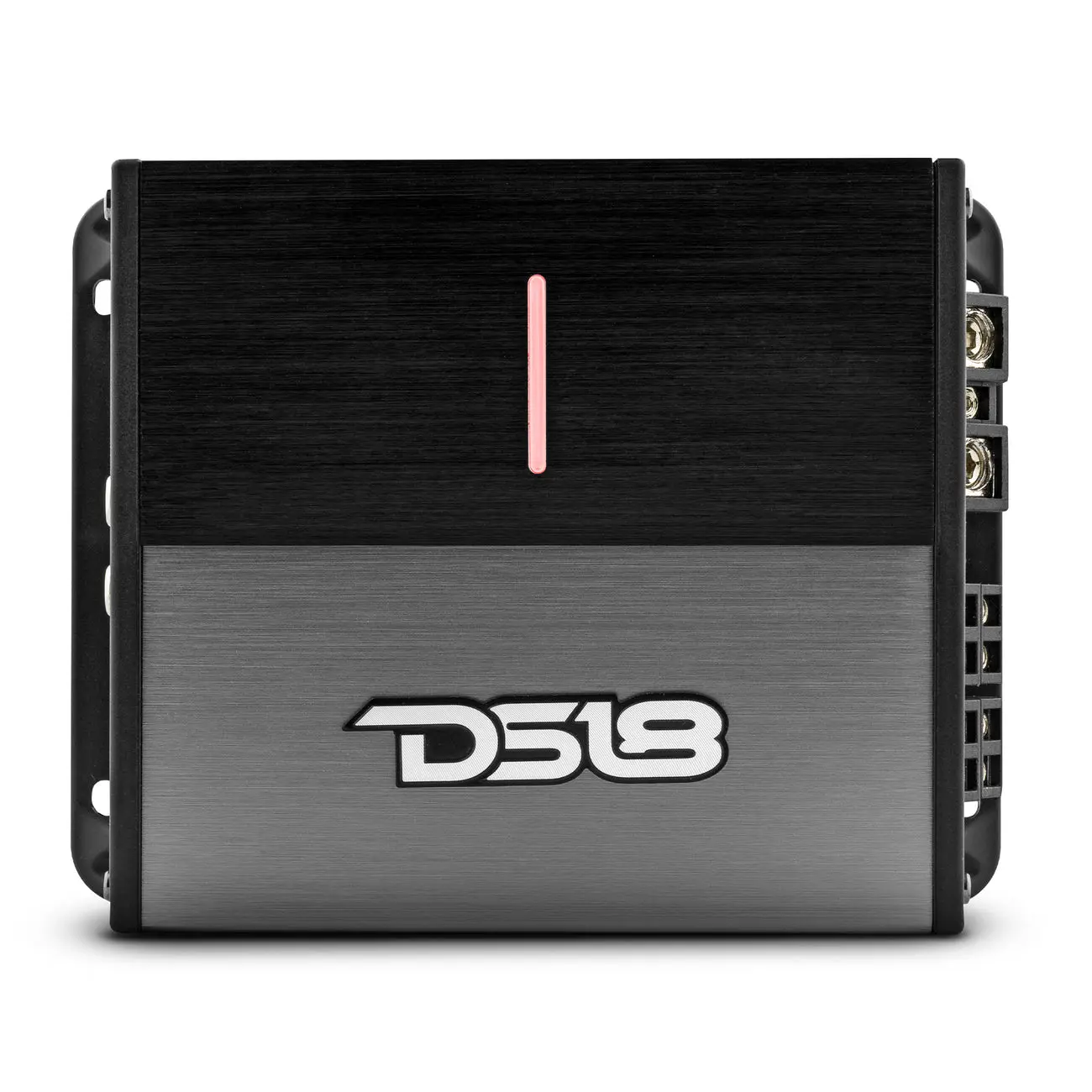 DS18 ION Compact Full Range Class D 4-Channel Car Stereo Amplifier - 4x150 Watts RMS @ 4-Ohm, Micro Aluminium Build, Digital Clip Protection, Low-Noise Connector, Car Audio Lifestyle Accessory