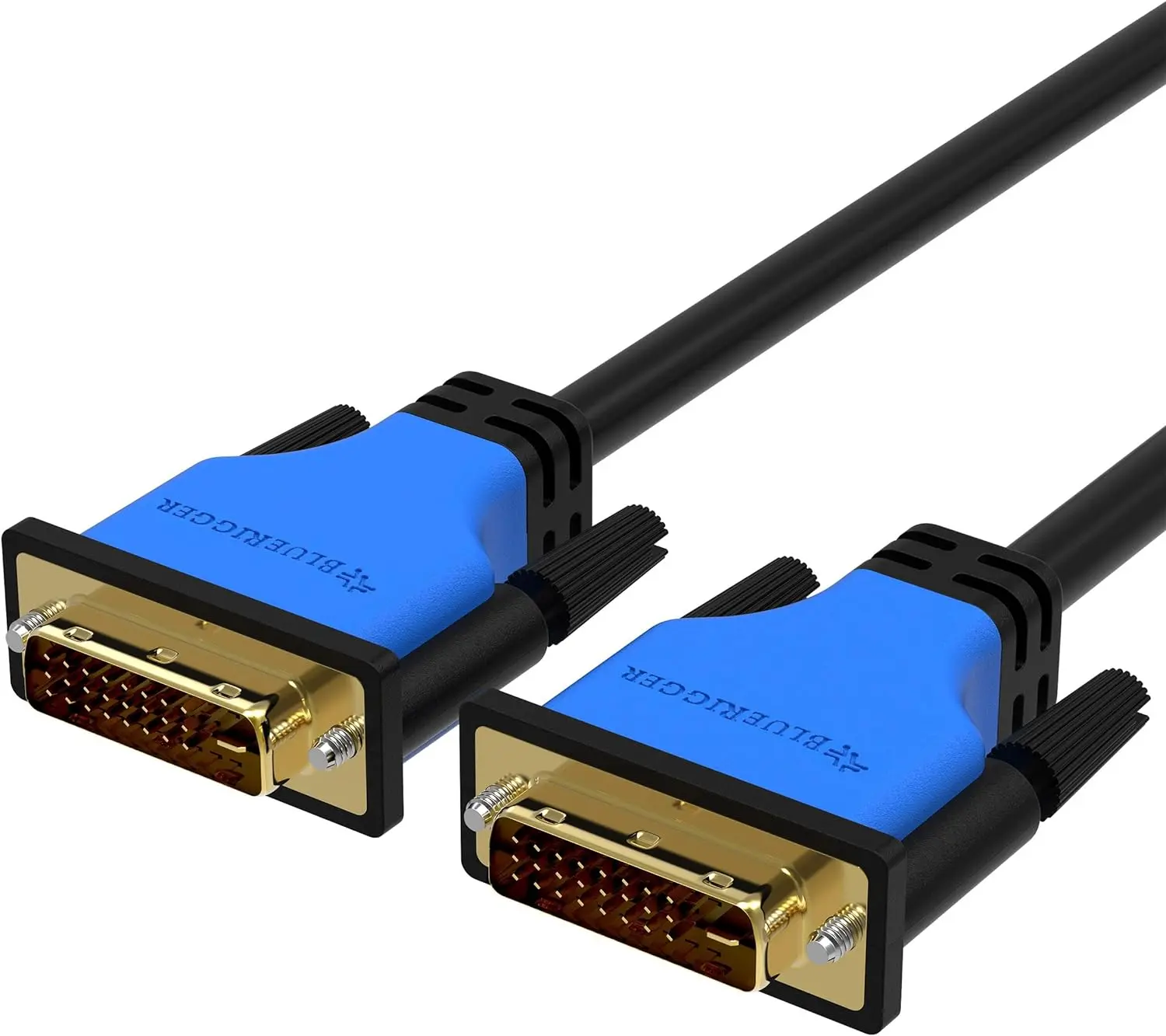 Bluerigger DVI to DVI Monitor Cable (10FT, 24+1 Dual Link, Digital Video Cable, Male to Male) - for Gaming, DVD, Laptops, HDTV and Projector BlueRigger