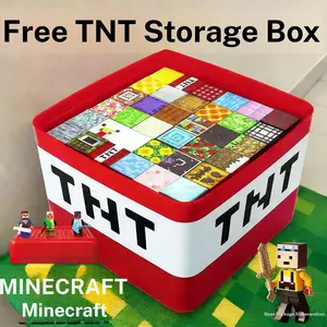 Minecraft Magnetic Building Blocks Toy Set, Kids Educational Construction Kit, Creative Playset for Children Ages 6+, Perfect Gift Idea