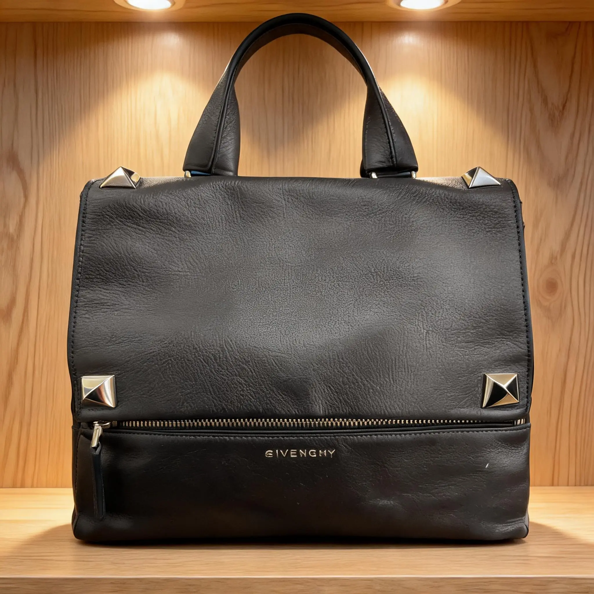 Pre-owned GIVENCHY Leather Shoulder Bag C0726535218