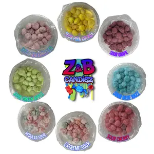 Z&B GUSHERZ SAMPLE SIZES (all flavors) Chewy Gummy Candies (sweet or sour)