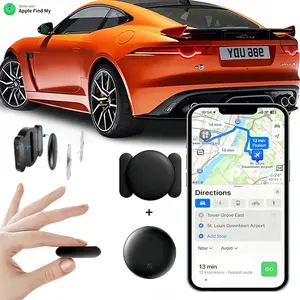 Pack GPS Tracker for Vehicles, No Subscription No Monthly Fee, Hidden Mini Tracking Device, Real Time Car Locator for Cars, Trucks, Motorcycle, Bike, Anti-Theft Portable GPS Tracker (iOS Only)