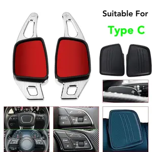 Aluminum alloy Steering Wheel Paddle Shift Car Interior Accessory For Audi 2017 2018 2019 S3 S5 SQ2 SQ5 TT A3 8V A4 A5 Q2 Q3 Q5 Q7