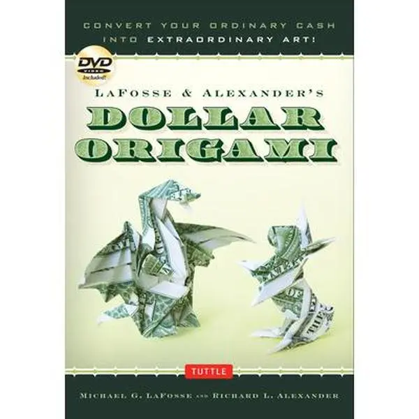 USED Book - Lafosse & Alexander's Dollar Origami: Convert Your Ordinary Cash Into Extraordinary Art!: Origami Book with 48 Origami Paper Dollars, 20 Projects and by Lafosse, Michael G. (Spiral-bound) - english