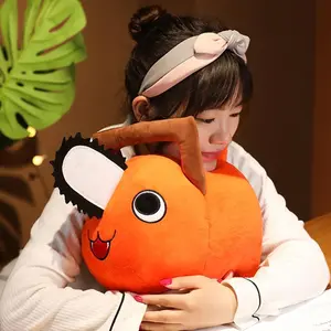 10/20/25/40cm Chainsaw Man Pendant Dolls Plush Toy Cartoon Pillow Stuffed Soft Toy for Kids Birthday Gift