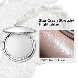 Focallure Star Crash Stretchy Highlighter Diamond Blush Bronzer Radiant Shimmer Lightweight Cosmetic Makeup