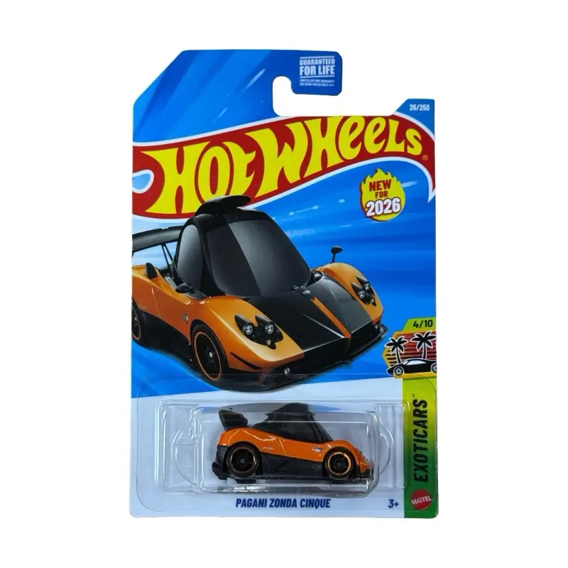 Hot Wheels mainline Pagani Zonda Cinque orange Exotics 4/10