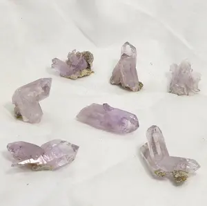 Amethyst Crystal Cluster Vera Cruz , Las Vigas , Mexico Quartz Crystal Amethsyt Specimen VAM22L