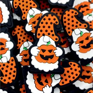 1pc Gnomes Made Me Do It Silicone Focal Beads - Gnome with a Pumpkin Perfect for Crafting & DIY
