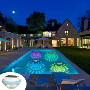 Solar Powered Floating Pool Light, LED Night Light, Automatic Charging & Lighting, Color Changing Pool Light, Garden & Patio Decoration Supplies