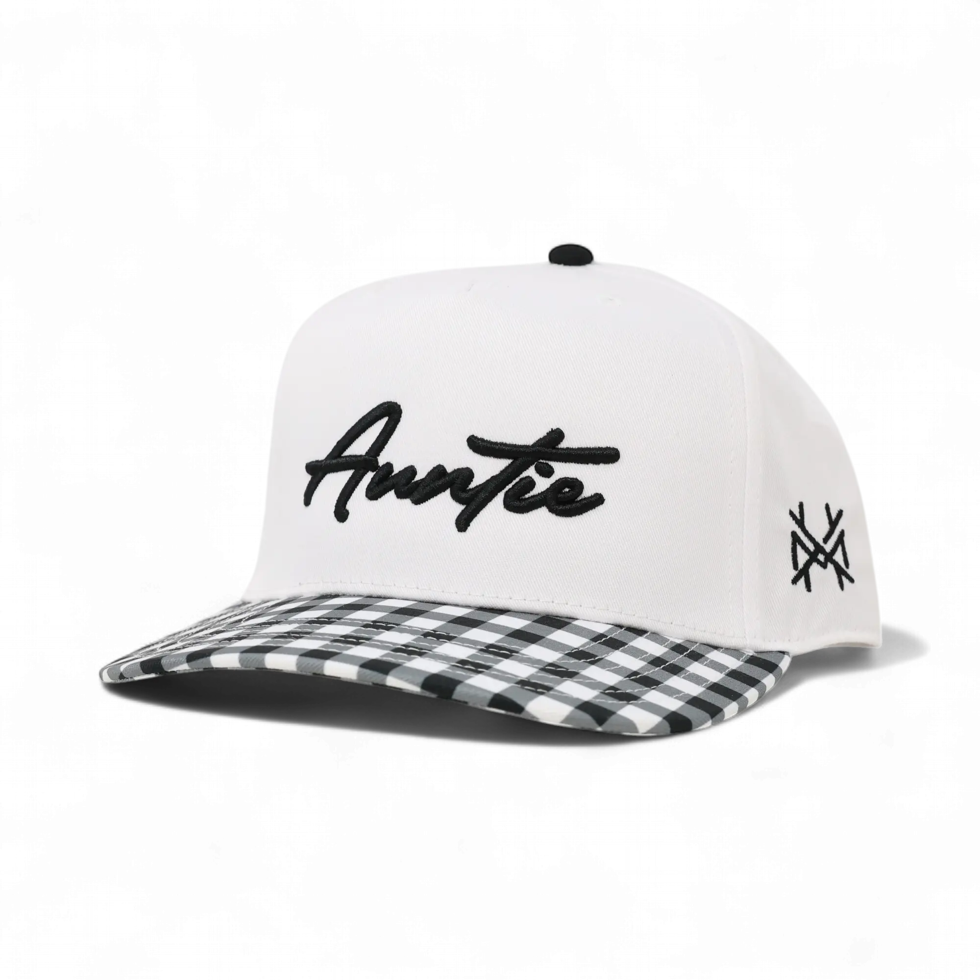 Retro Black Check/White
