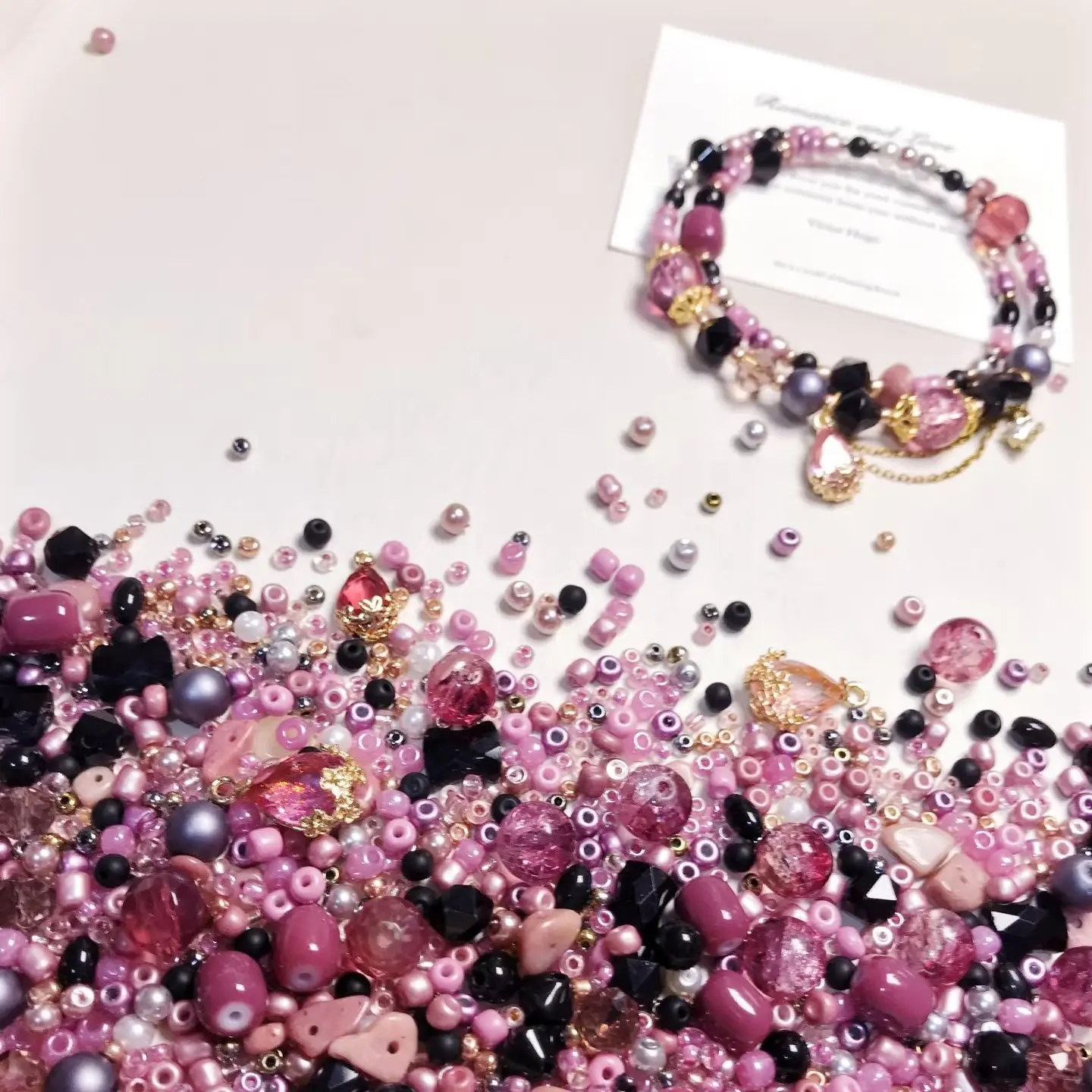 【B】MIX garden beads for diy jewelry making