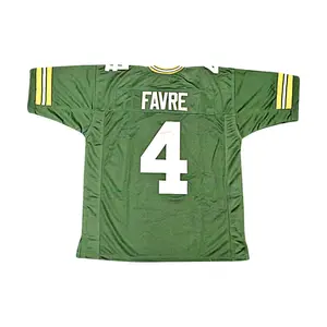 Brett Favre Green Bay Packers Autographed Signed Pro-Style Green Jersey (JSA COA)
