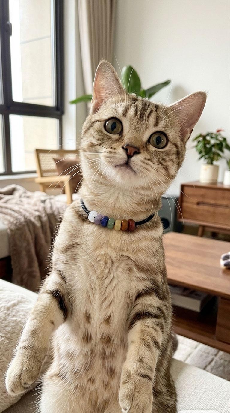 7 Chakra Bracelet Set for You & Your Pet Matching Energy Jewelry with Natural Stone Beads Adjustable Size Ideal for Pet Lovers