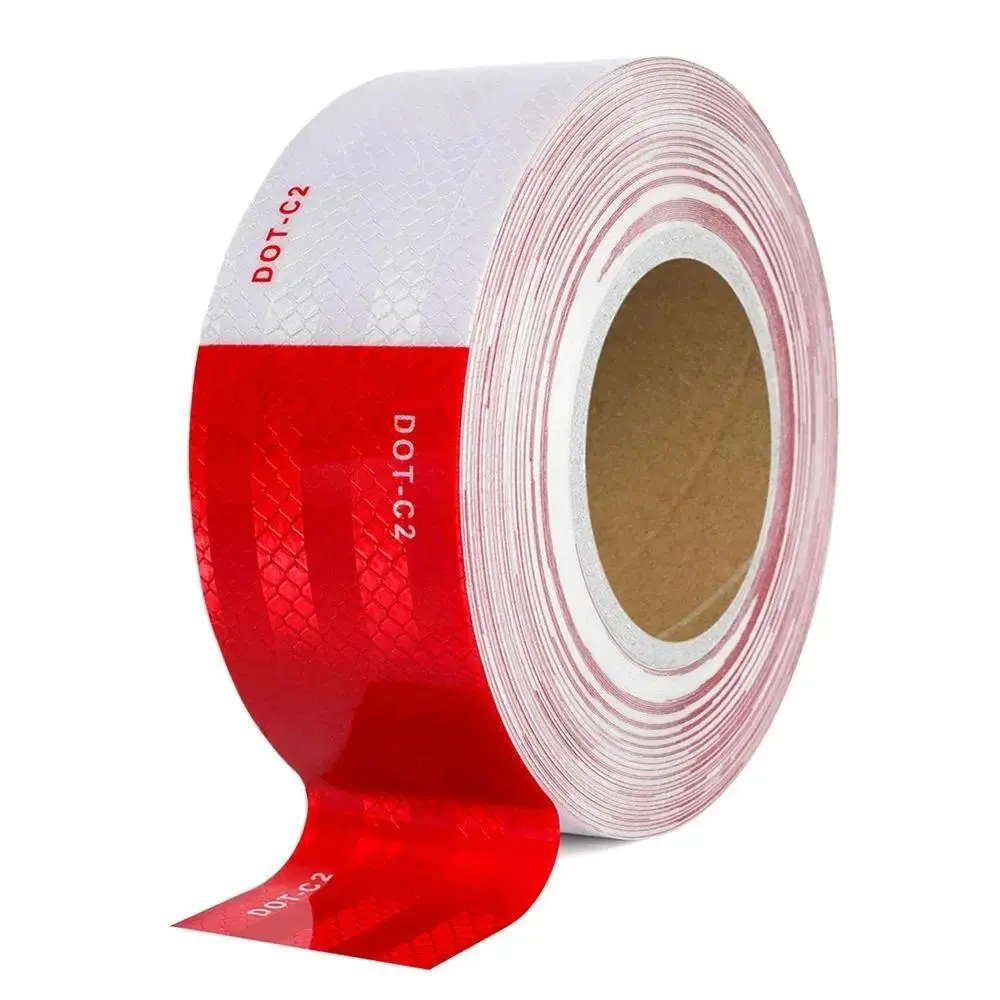 Reflective Strips, 1 Roll Waterproof Traffic Safety Road Warning Reflector, Self-adhesive Exterior Stickers for Vehicle Car Truck SUV, Car Accessories