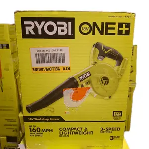 RYOBI 18V ONE+ Workshop Blower 160mph 3-Speed Compact & Lightweight Design Tool Only P755