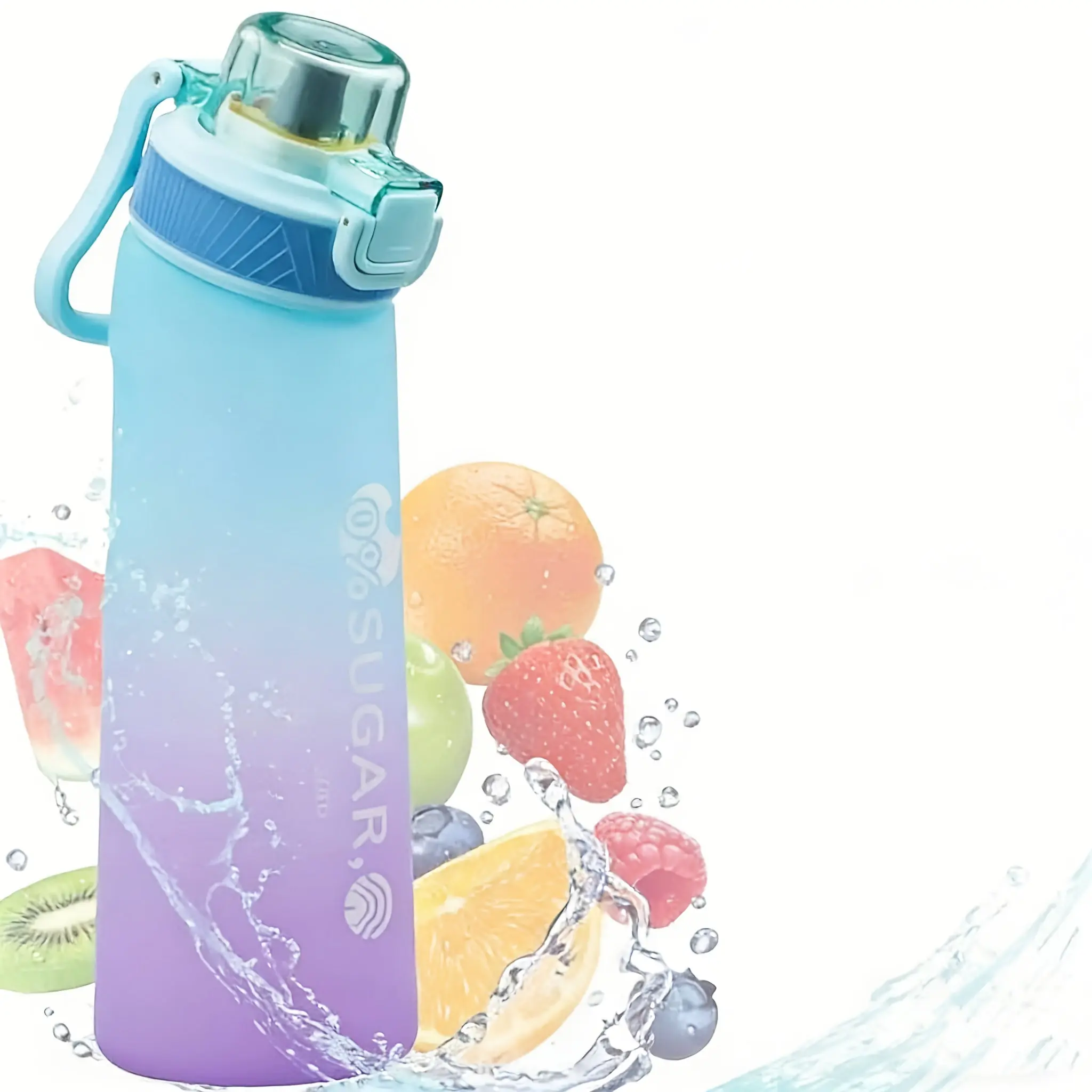 A Water Bottle That Comes with 14 Flavor Pods, Designed for Both And Adults