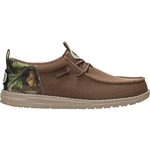 HEYDUDE Mossy Oak CR Wally Funk - Men's Comfortable Slip on Shoes