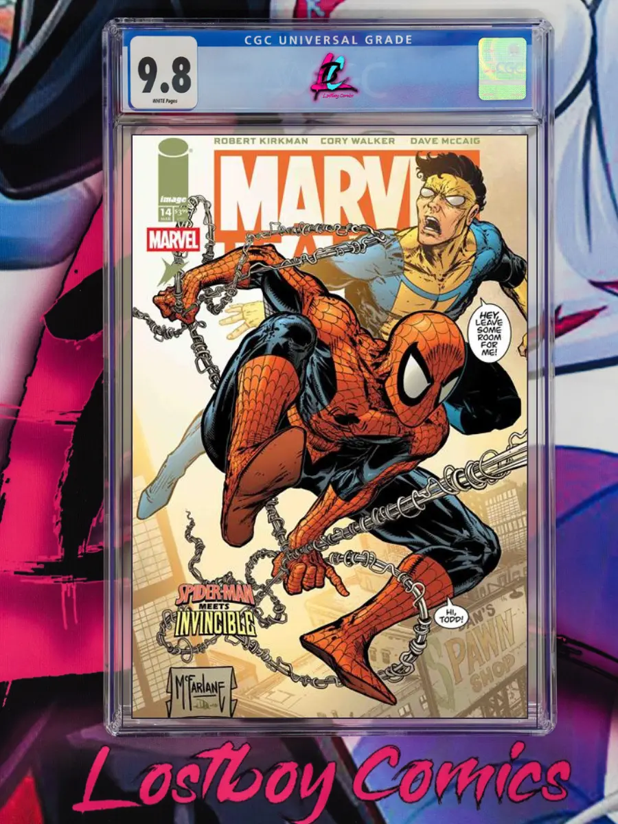 MARVEL TEAMUP #14 TODD MCFARLANE CGC 9.8 MARVEL TEAMUP #14 TODD MCFARLANE CGC 9.8