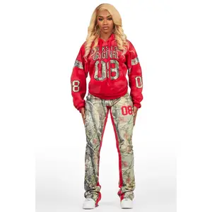 Eniyha Red/Camo Stacked Trackset