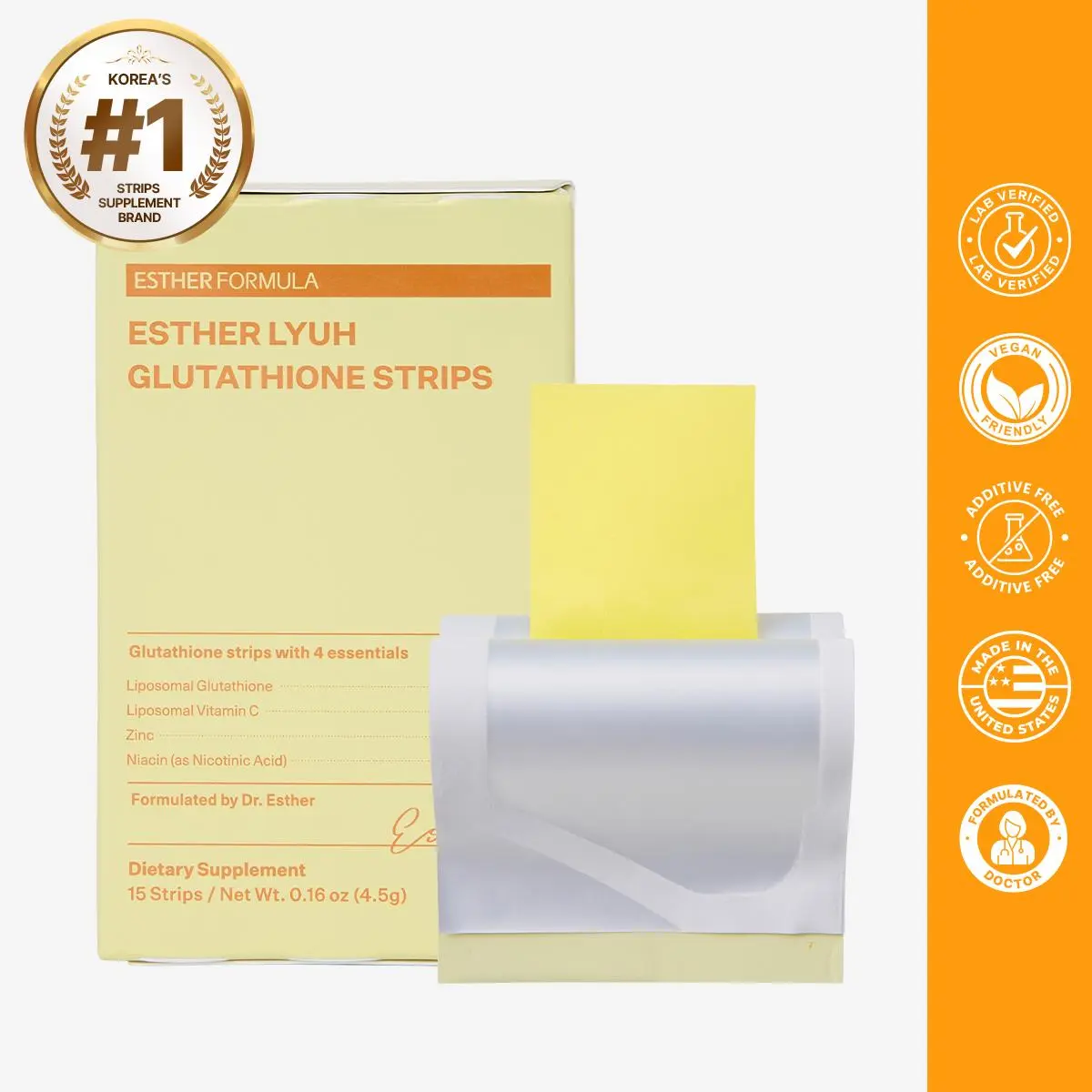 glutathione strips ESTHER LYUH GLUTATHIONE STRIPS (15strips)