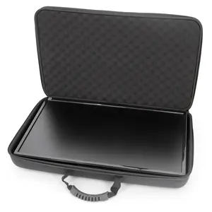 CASEMATIX Portable Monitor Case for 15.6" to 24" Gaming Monitors - Hard Shell EVA Screen Cover with Padded Foam Fits Accessories for 15.6-17.3" Screens