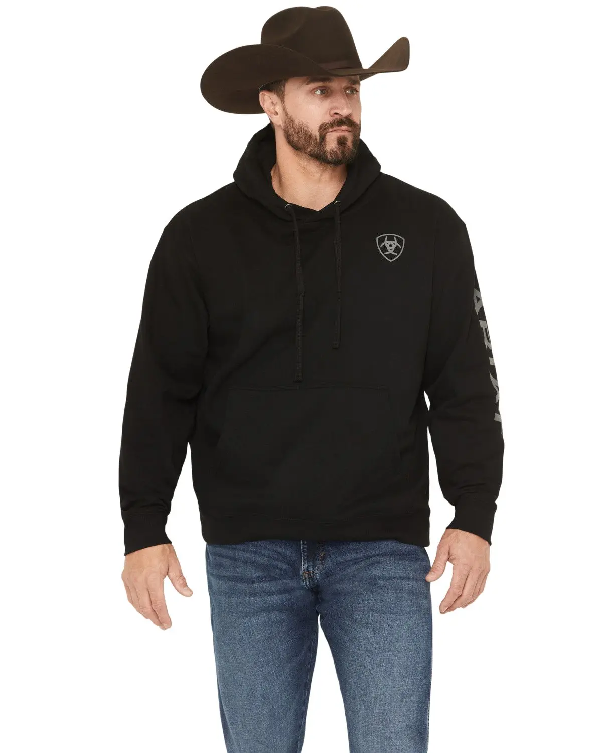 Ariat Men's Men'S Logo Graphic Hooded Sweatshirt Tall - 10040815-Tll