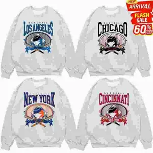 [SALE OFF 56%] Baseball Team Graphic Sweatshirt Vintage Sports Player Crewneck - Sport Grey Color, Game Day Ballpark Baseball Fan Top Unisex Sports Shirt, Custom Team KHP