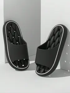New Women's Casual Eva Non Slip Slippers, Anti-Slip Home & Outdoor Wear, Comfortable Hole Design, All-Season Footwear, Couples Shoes